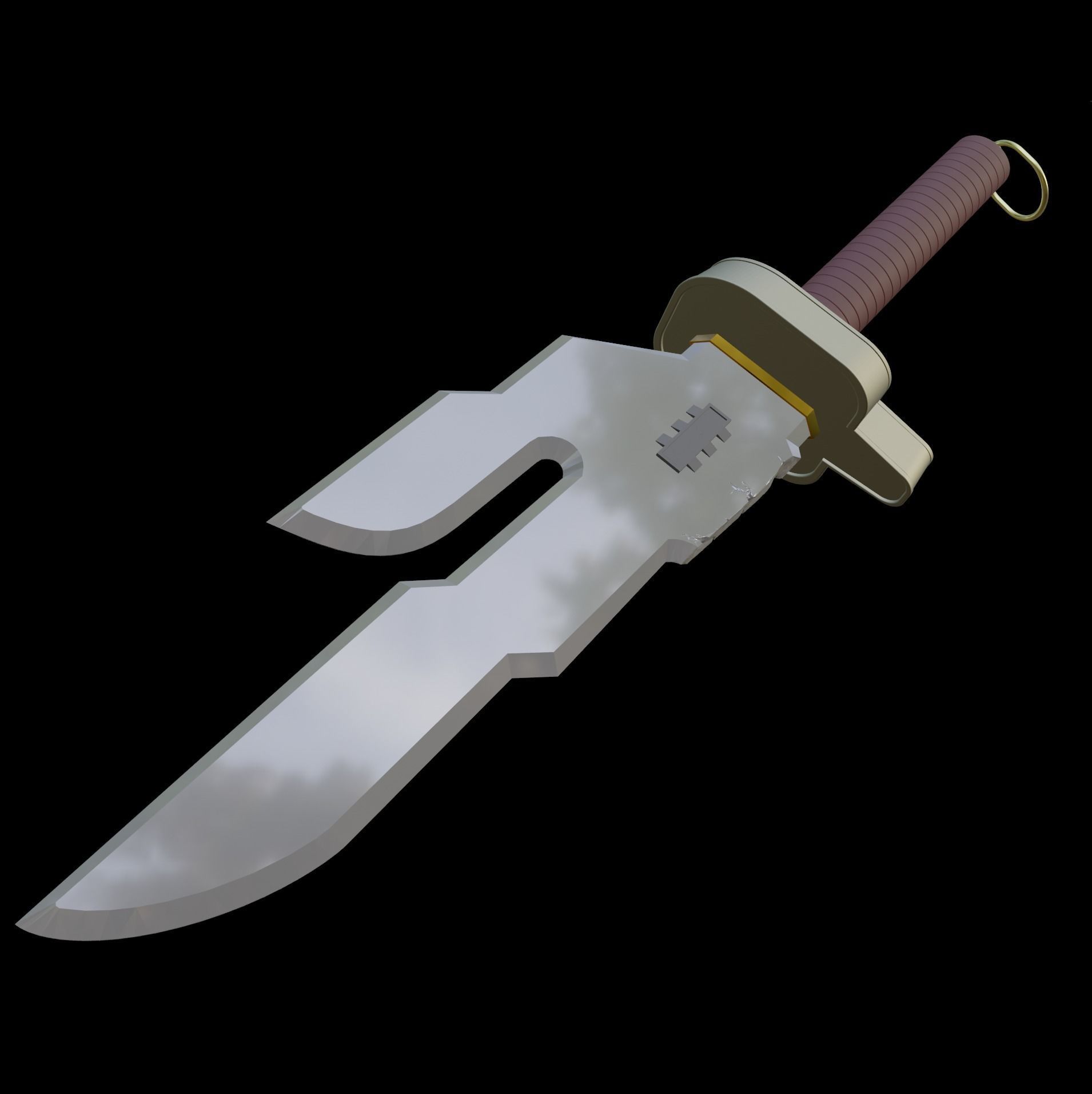 INVERTED SPEAR OF HEAVEN ANIME MANGA VERSIONS JUJUTSU KAISEN-STL 3D print model_5