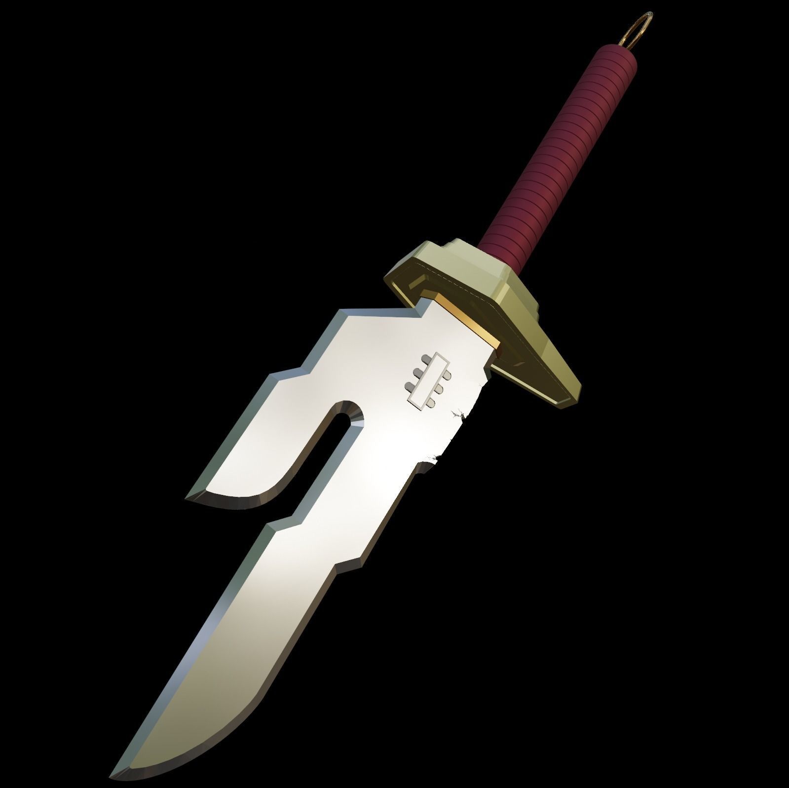 INVERTED SPEAR OF HEAVEN ANIME MANGA VERSIONS JUJUTSU KAISEN-STL 3D print model_8