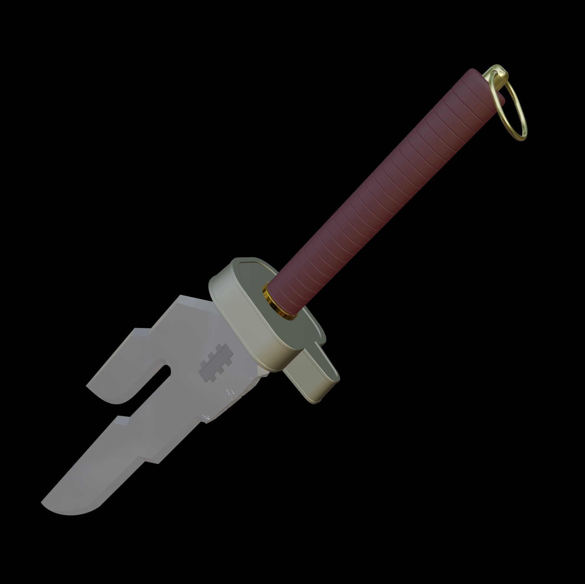 INVERTED SPEAR OF HEAVEN ANIME MANGA VERSIONS JUJUTSU KAISEN-STL 3D print model_6