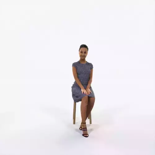 May 07K Listening Sitting Event Elegant Woman