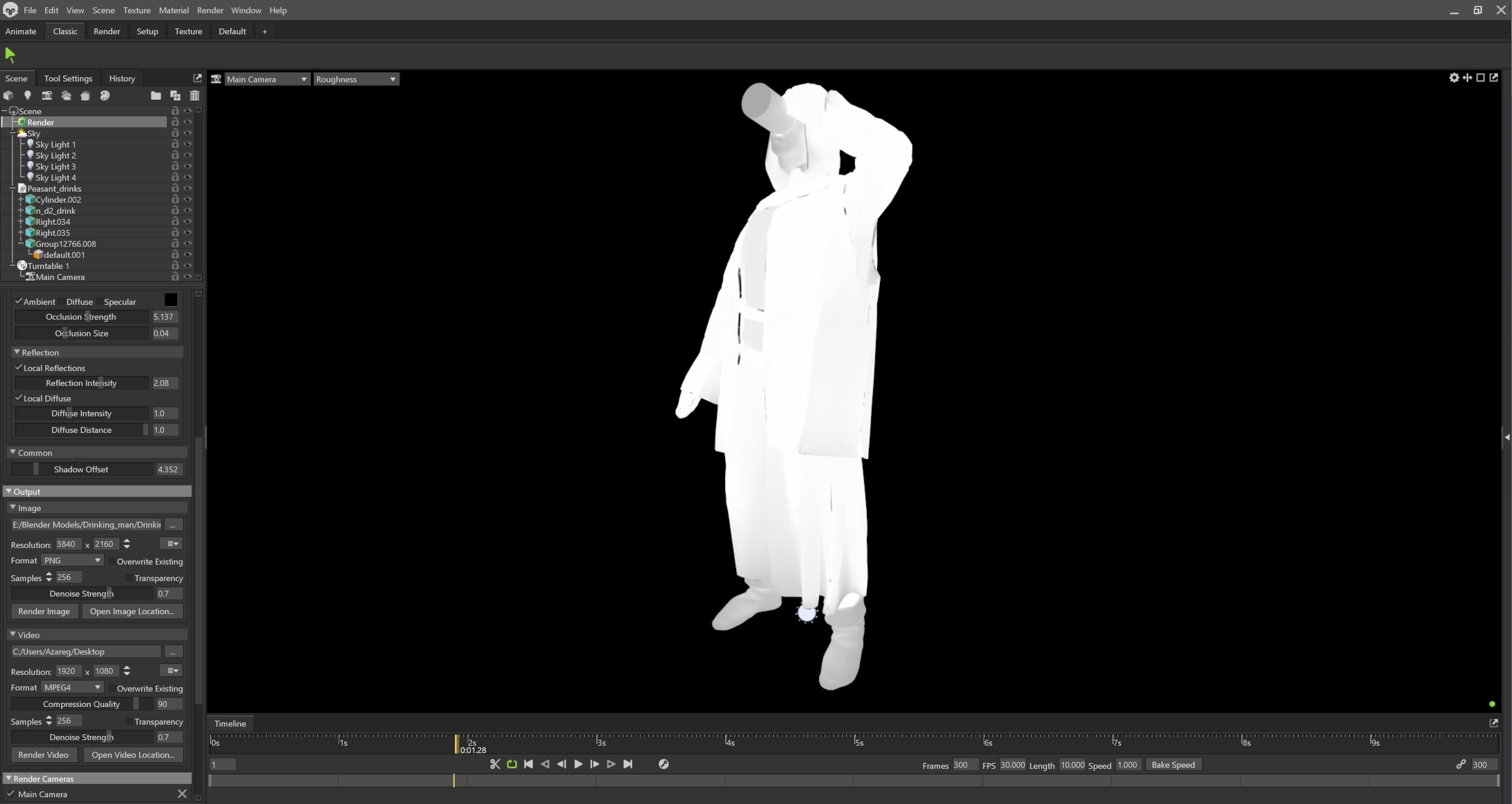 Tankard Tales The Thirsty Medieval Adventurer Low-poly 3D model_11