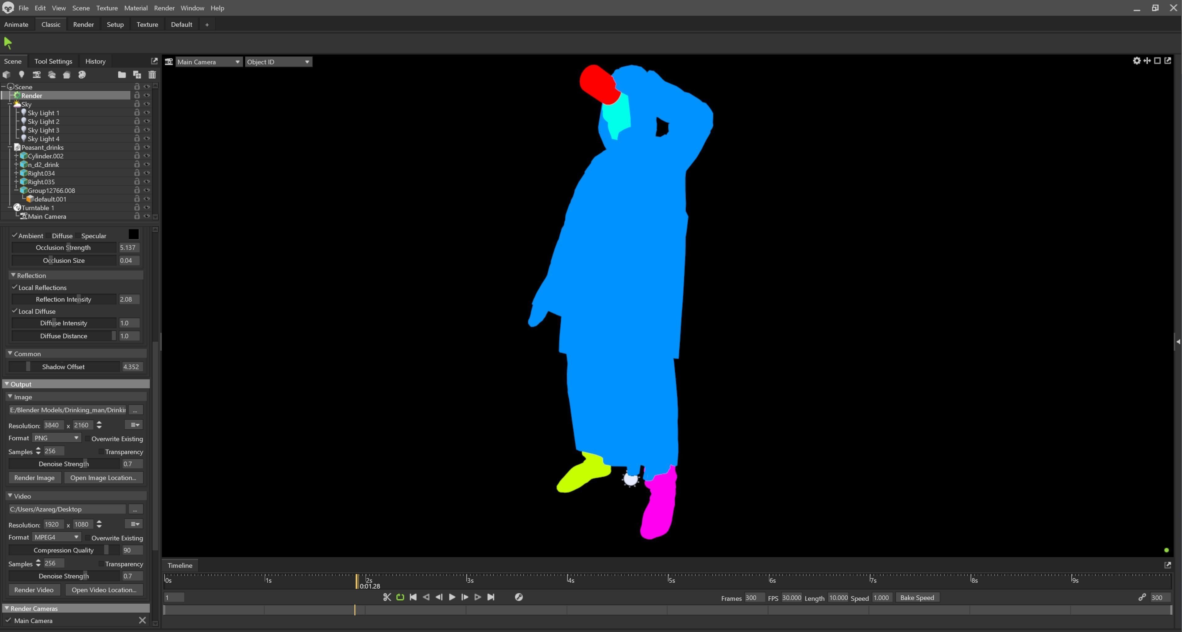 Tankard Tales The Thirsty Medieval Adventurer Low-poly 3D model_10