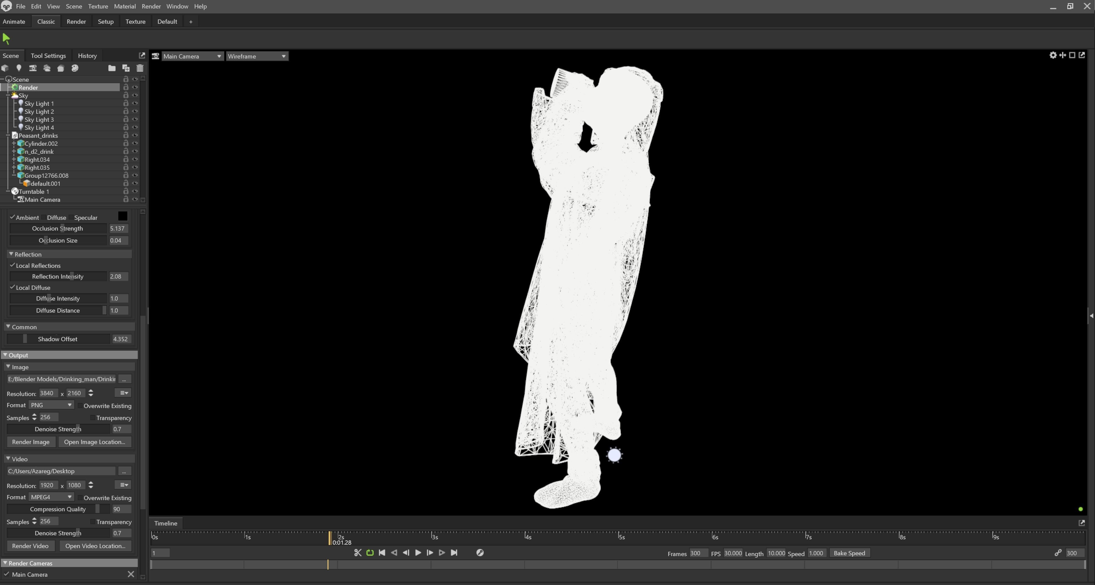 Tankard Tales The Thirsty Medieval Adventurer Low-poly 3D model_9