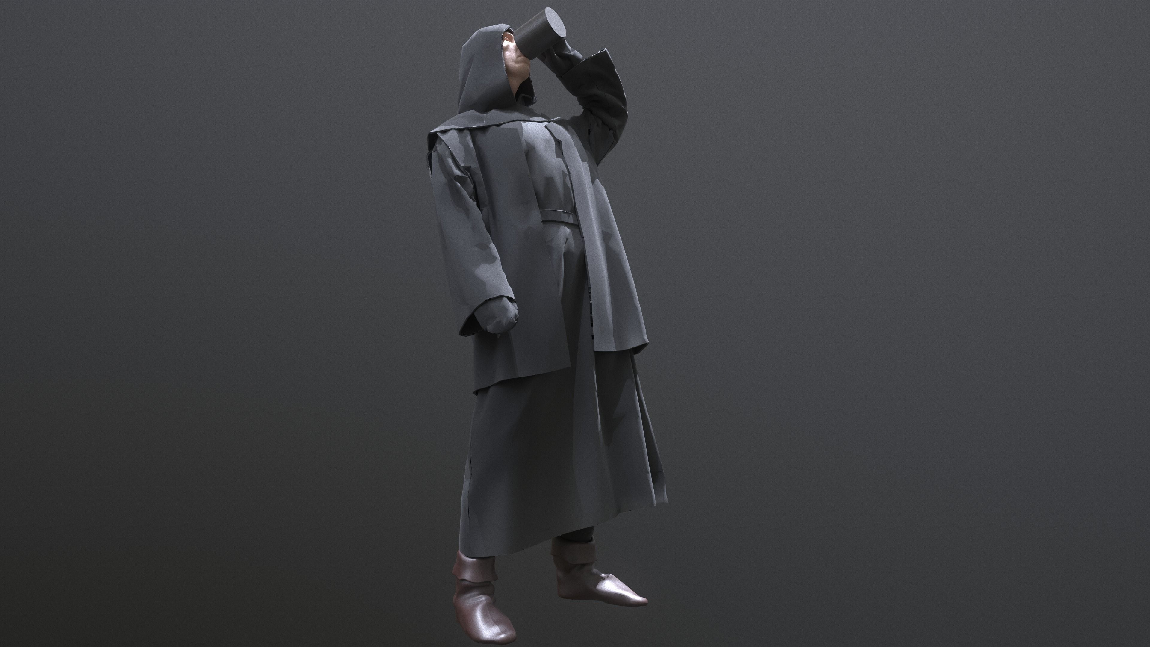 Tankard Tales The Thirsty Medieval Adventurer Low-poly 3D model_6