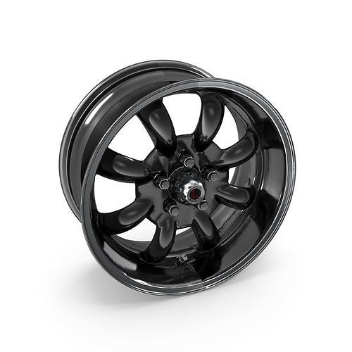 Legendary Wheel Co Minilite LW80 Charcoal 3D model 4