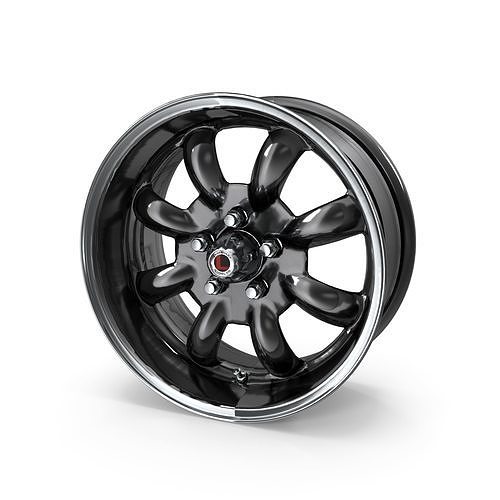 Legendary Wheel Co Minilite LW80 Charcoal 3D model 5