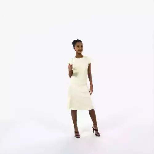 May 12D Holding Event Elegant Woman