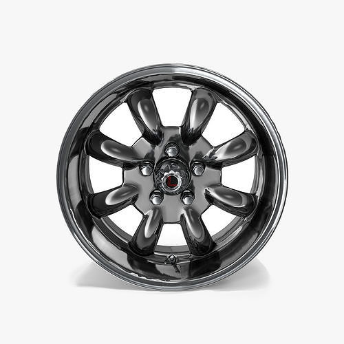Legendary Wheel Co Minilite LW80 Silver 3D model 5