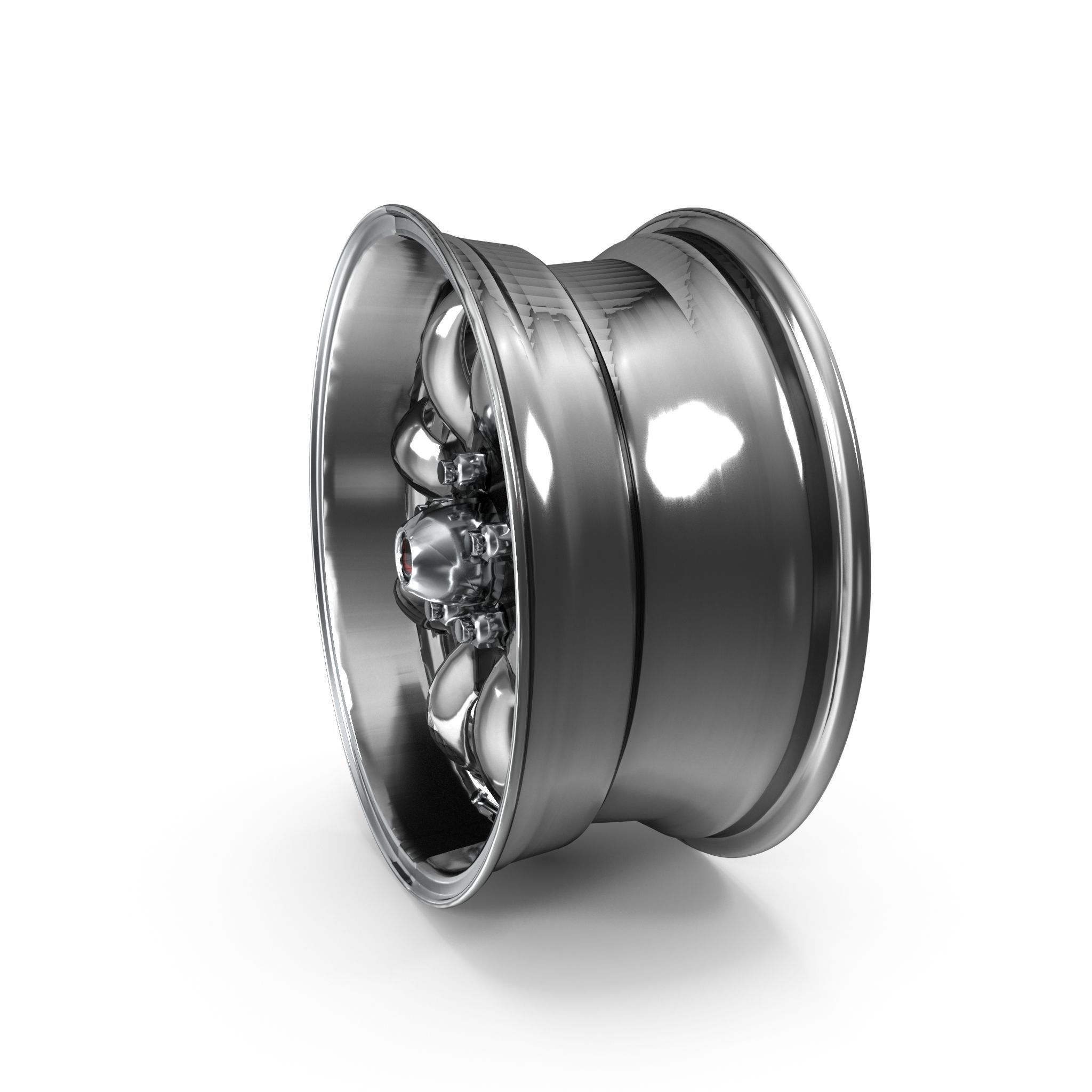 Legendary Wheel Co Minilite LW80 Silver 3D model_20