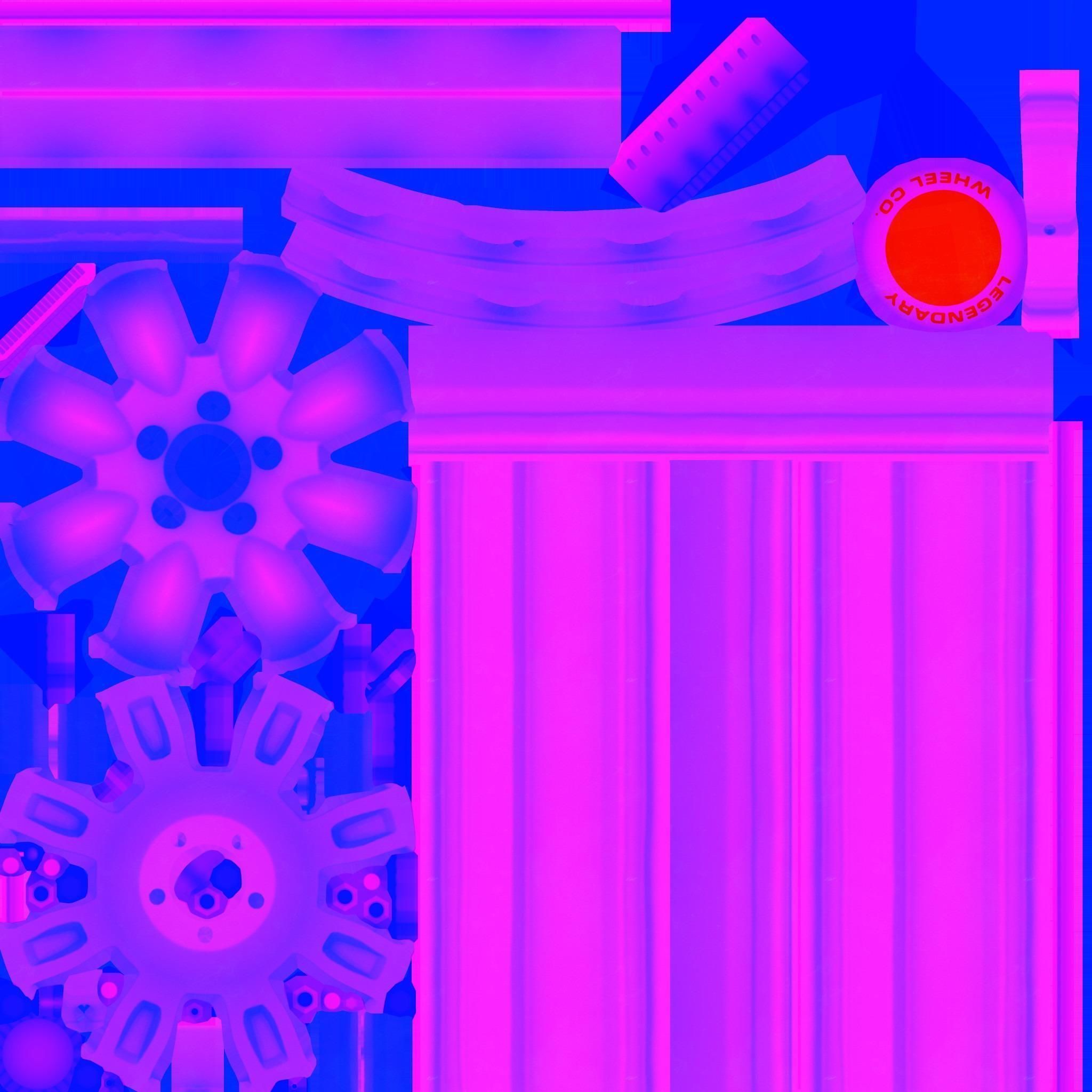 Legendary Wheel Co Minilite LW80 Silver 3D model_15