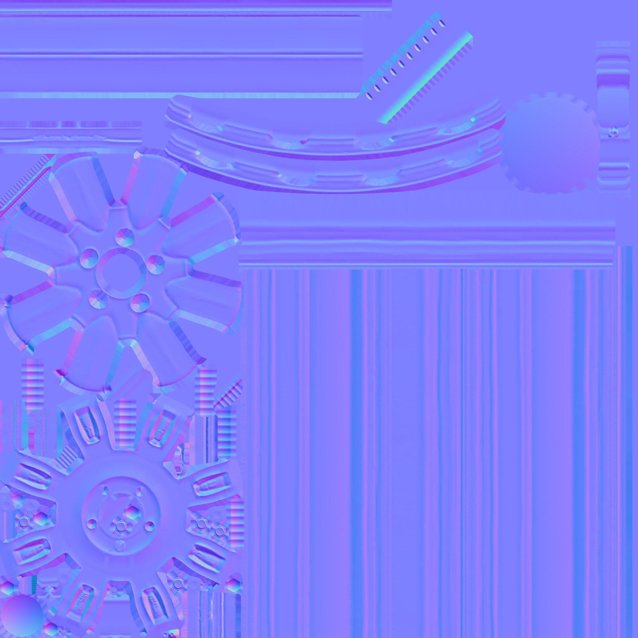 Legendary Wheel Co Minilite LW80 Silver 3D model_18