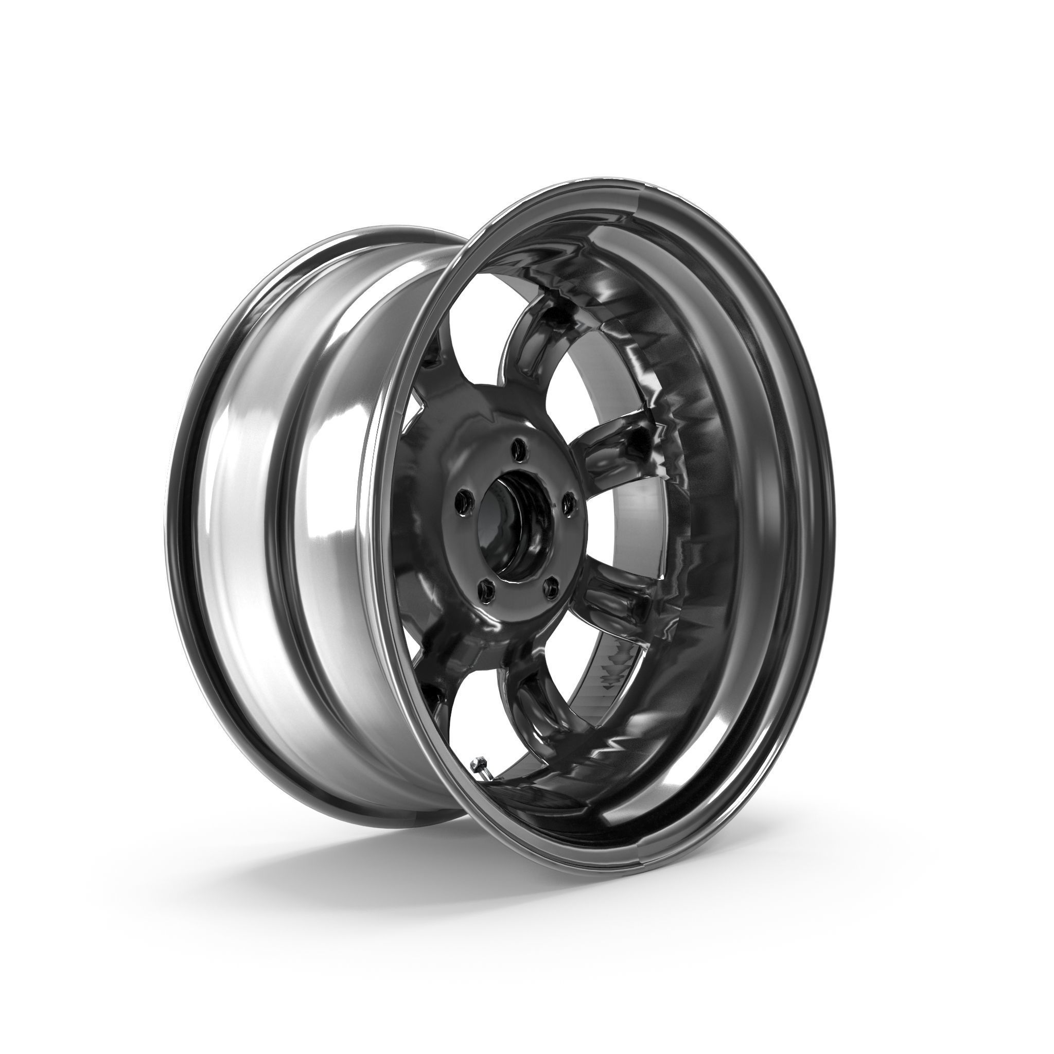 Legendary Wheel Co Minilite LW80 Silver 3D model_27
