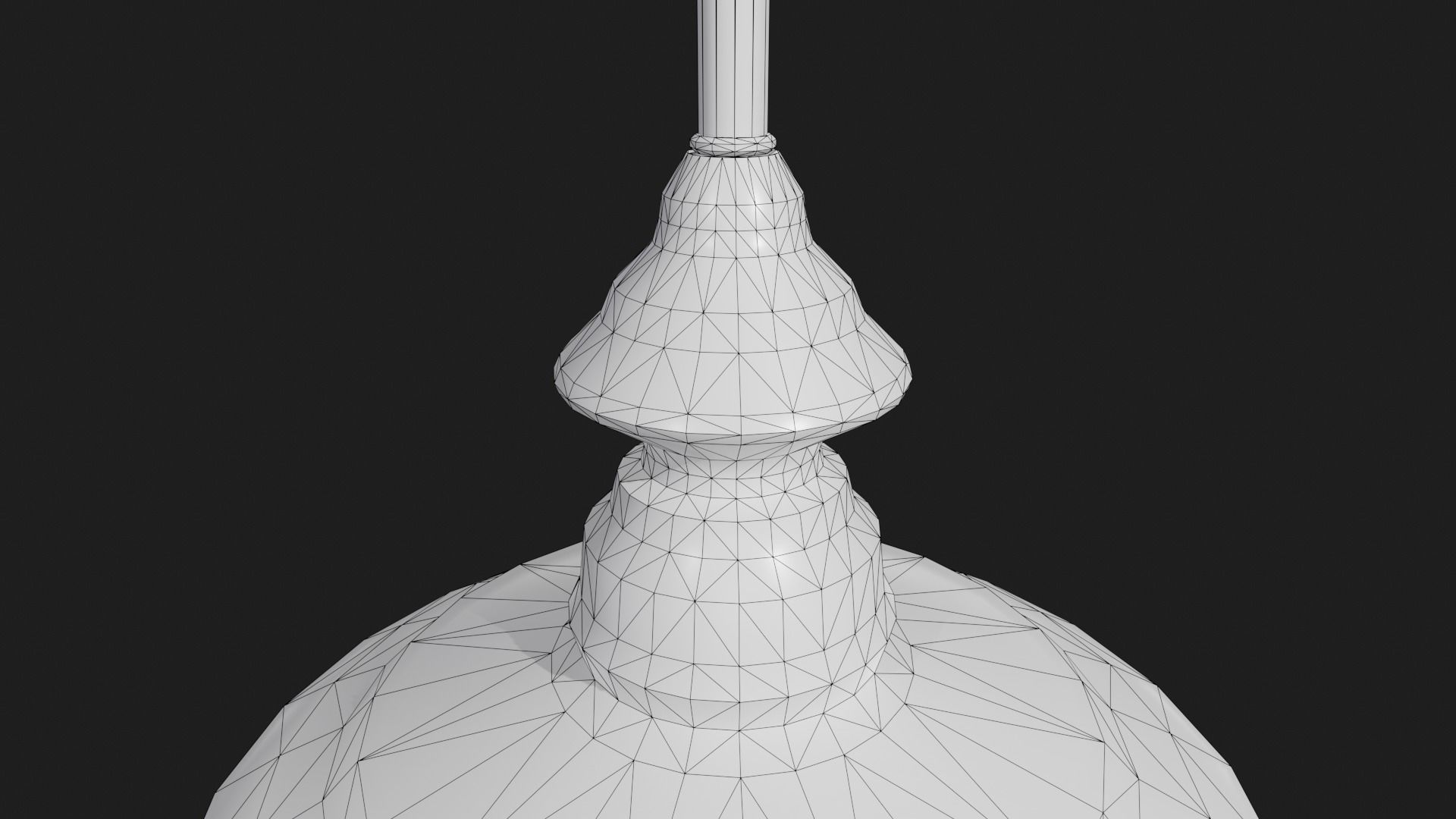Vintage Ceiling Light Free low-poly 3D model_7