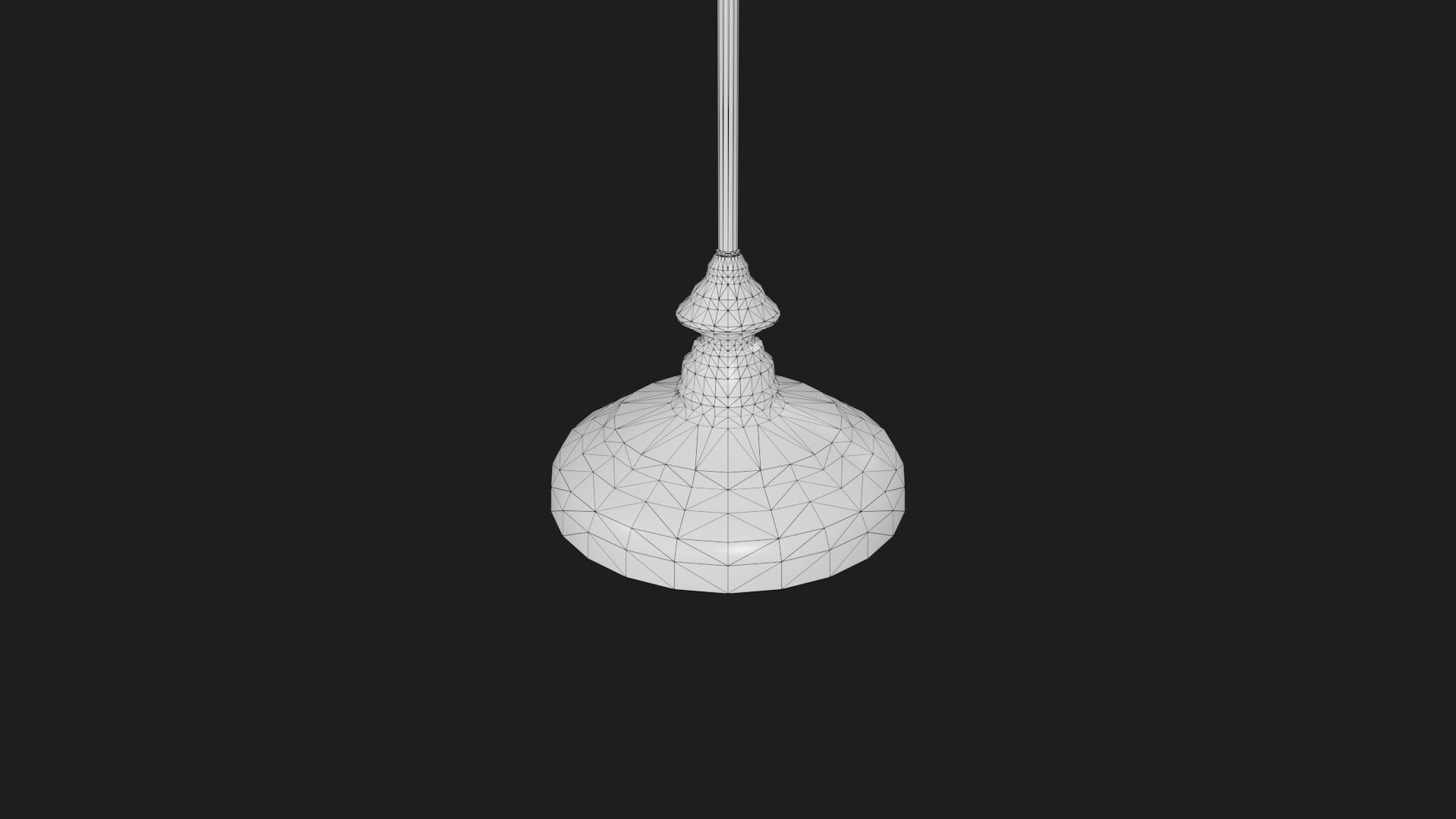 Vintage Ceiling Light Free low-poly 3D model_6
