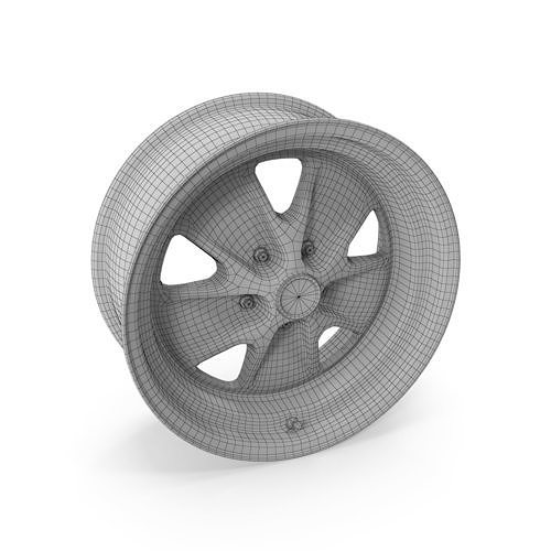 Legendary Wheel Co Styled Alloy Wheel Cahrcoal Machined 3D model 6