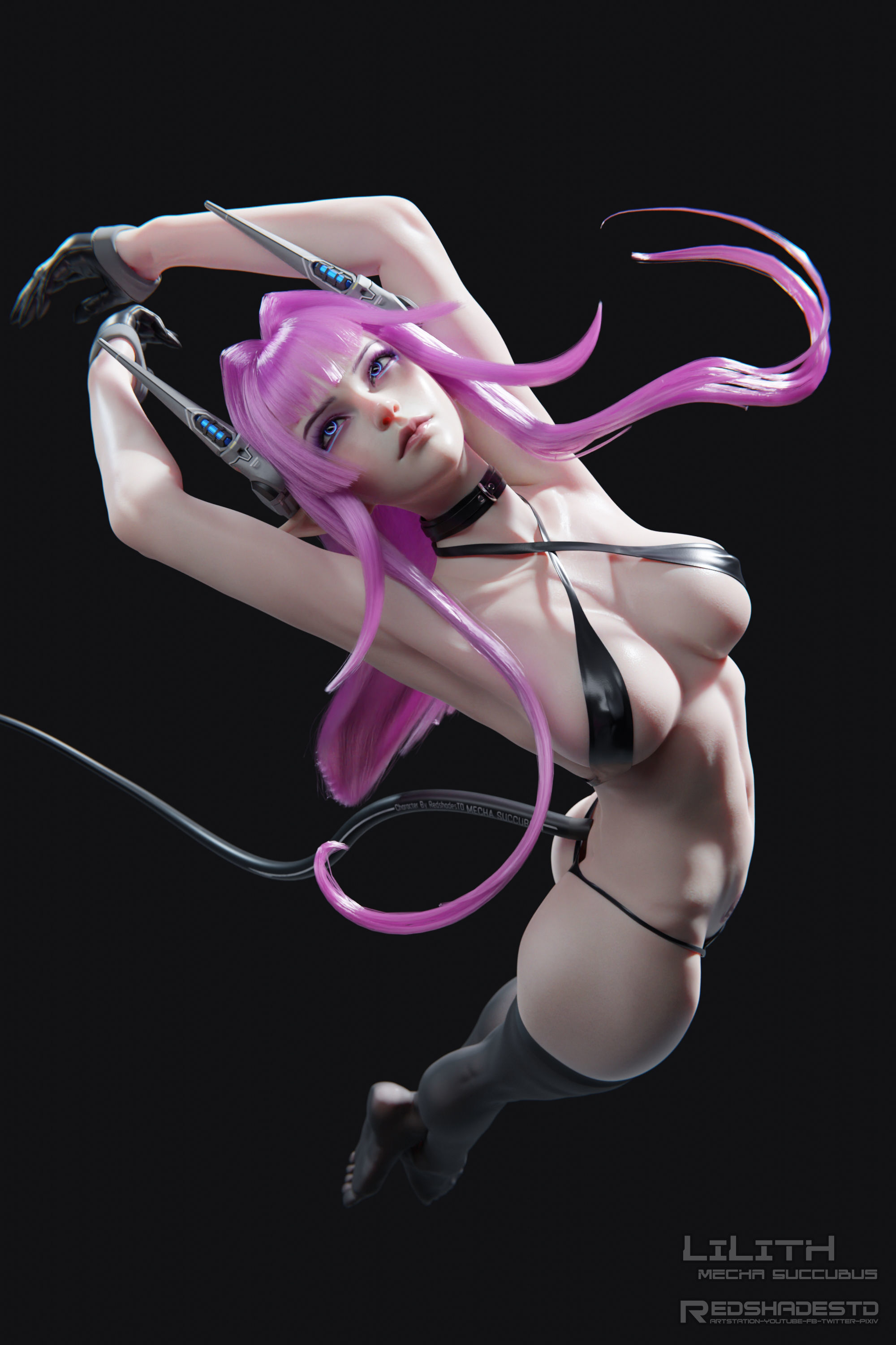 Lilith - Mecha Succubus Human Form Project Files 3D model_14
