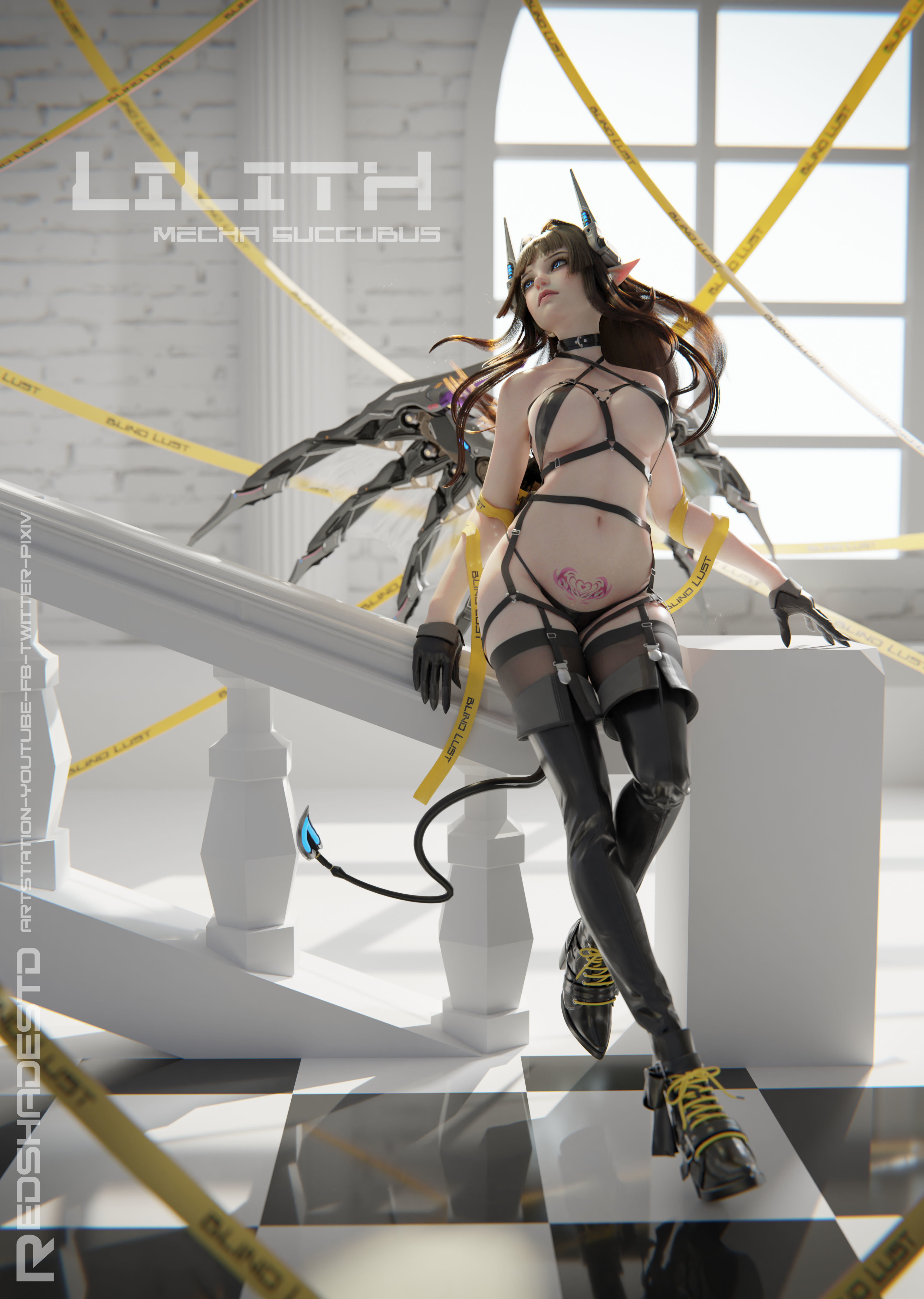 Lilith - Mecha Succubus Human Form Project Files 3D model_21