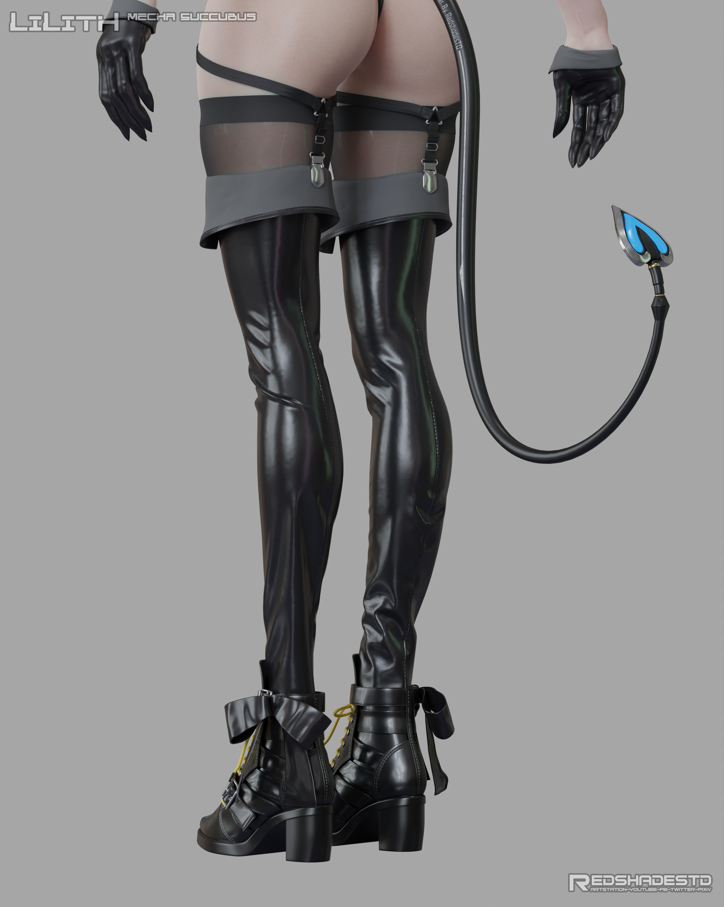Lilith - Mecha Succubus Human Form Project Files 3D model_29