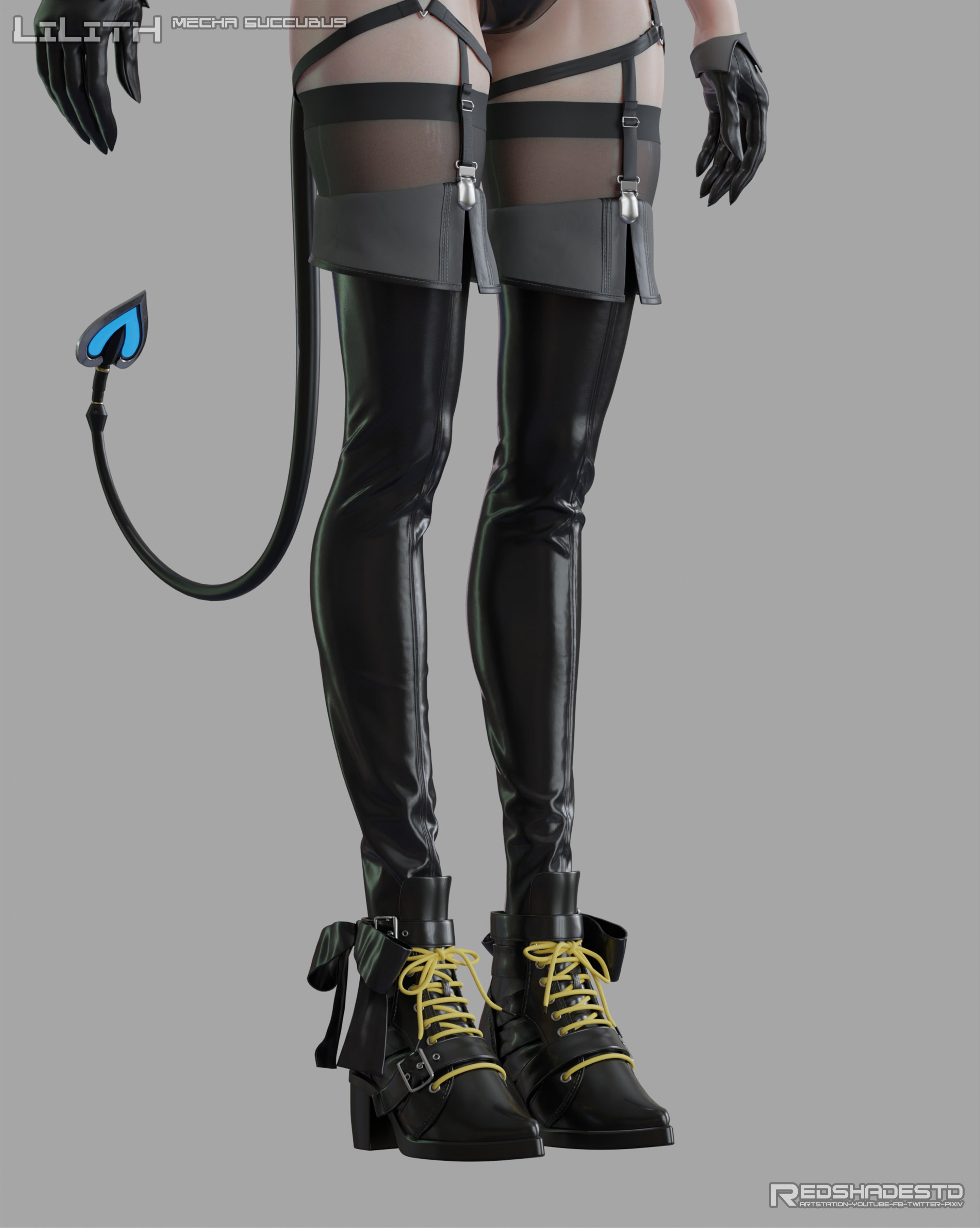 Lilith - Mecha Succubus Human Form Project Files 3D model_28