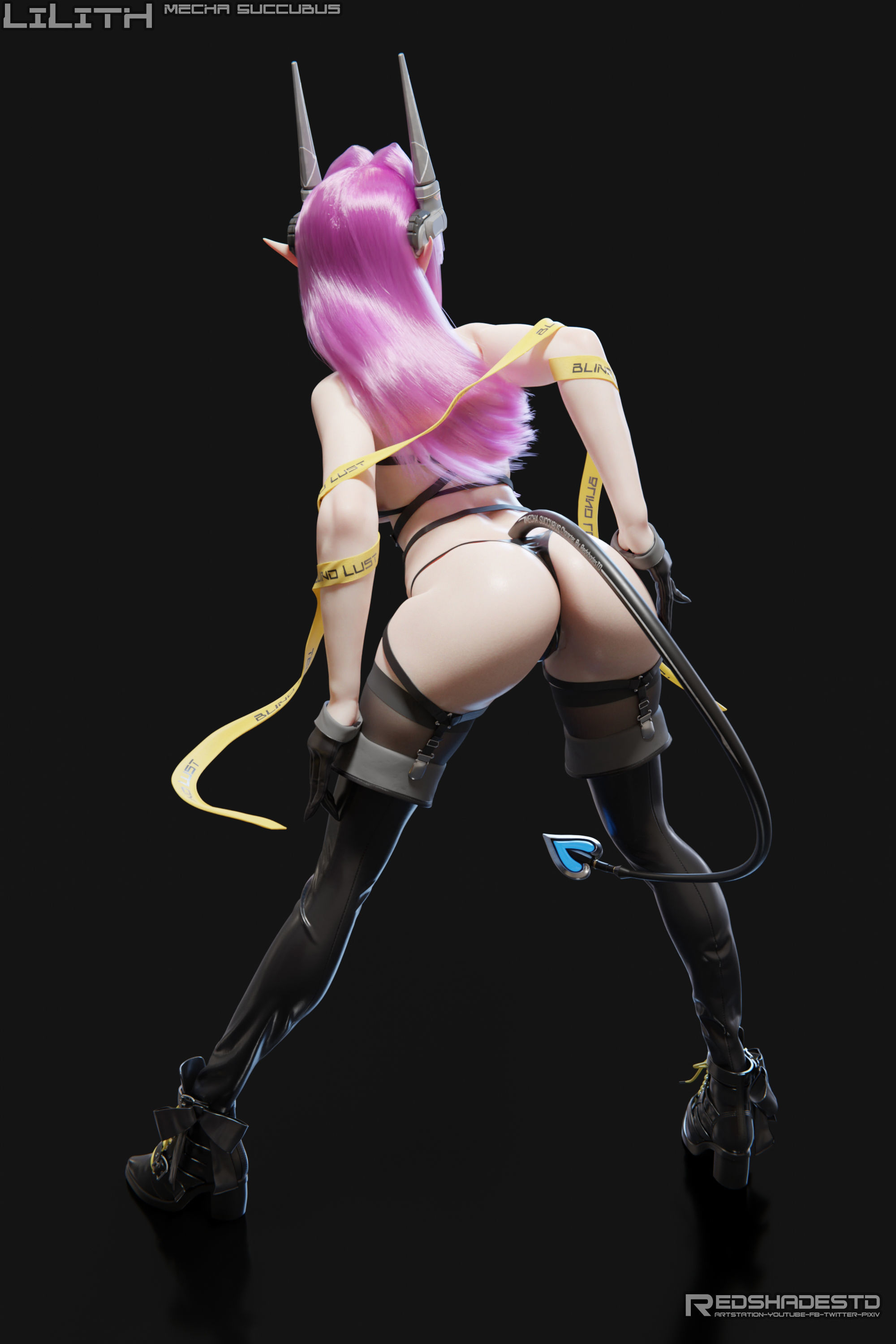 Lilith - Mecha Succubus Human Form Project Files 3D model_20