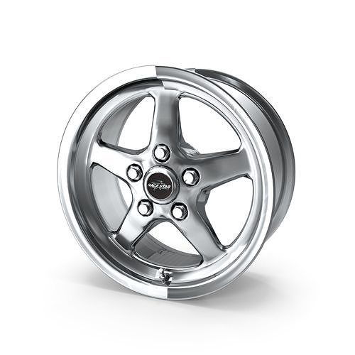 Race Star Industries Wheel Drag Star Polished 3D model 6