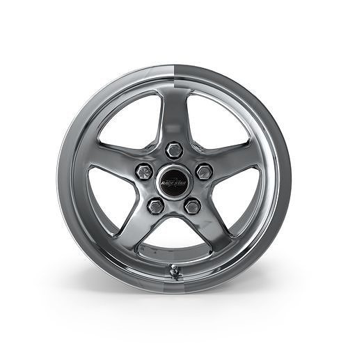 Race Star Industries Wheel Drag Star Polished 3D model 5