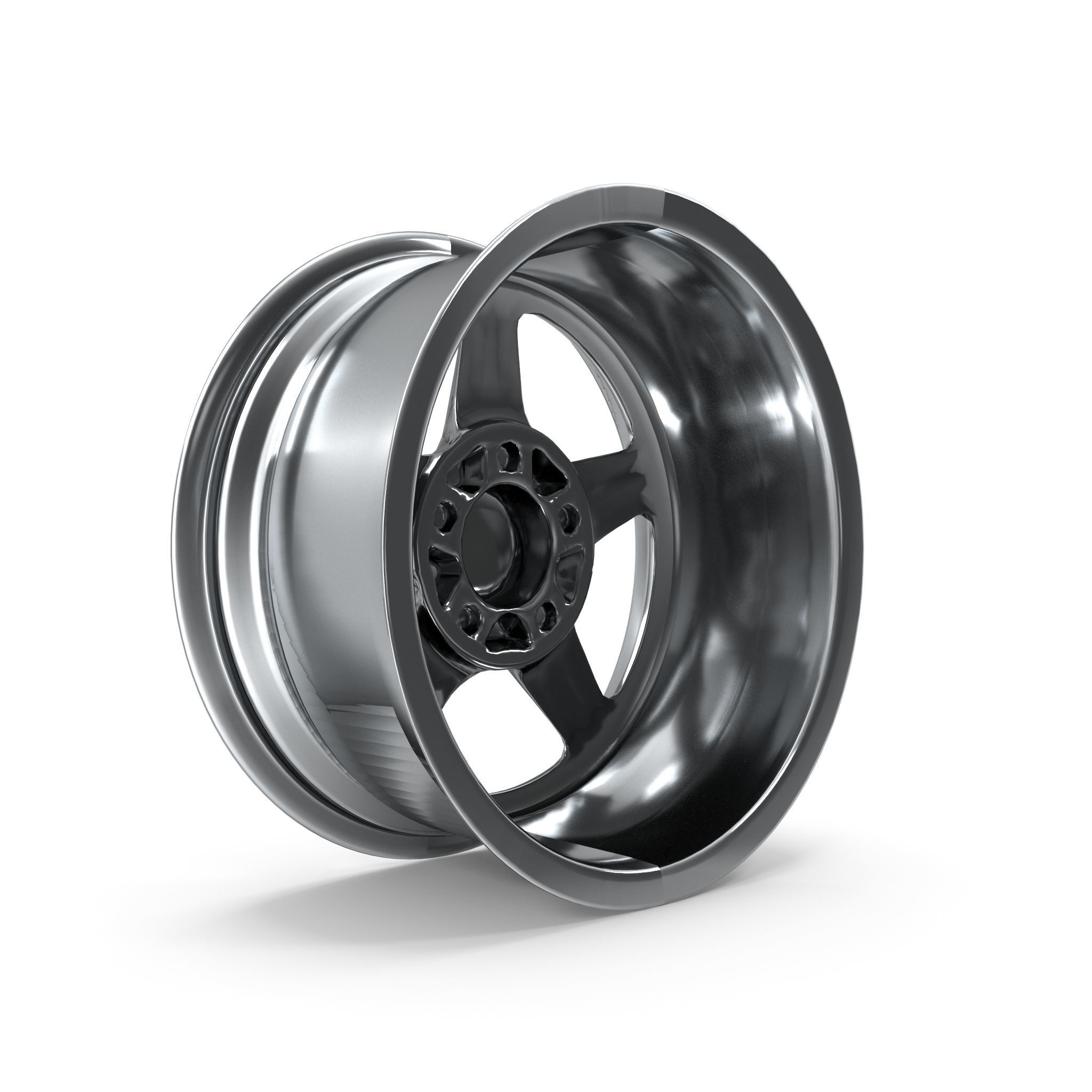 Race Star Industries Wheel Drag Star Polished 3D model | CGTrader