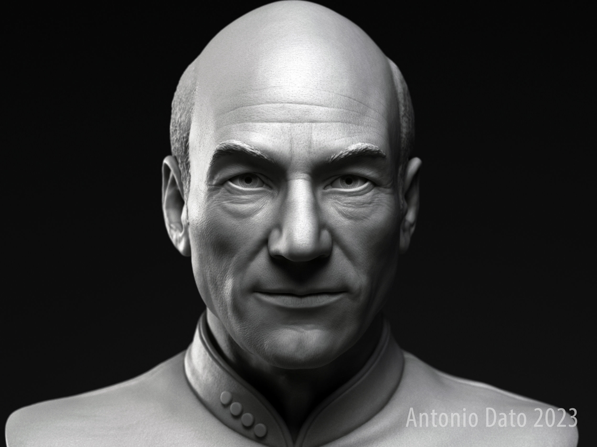 Picard Data and La Forge 3D Model Collection_8