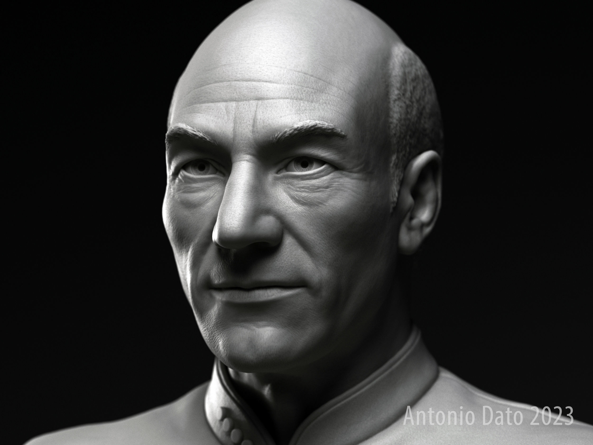 Picard Data and La Forge 3D Model Collection_11