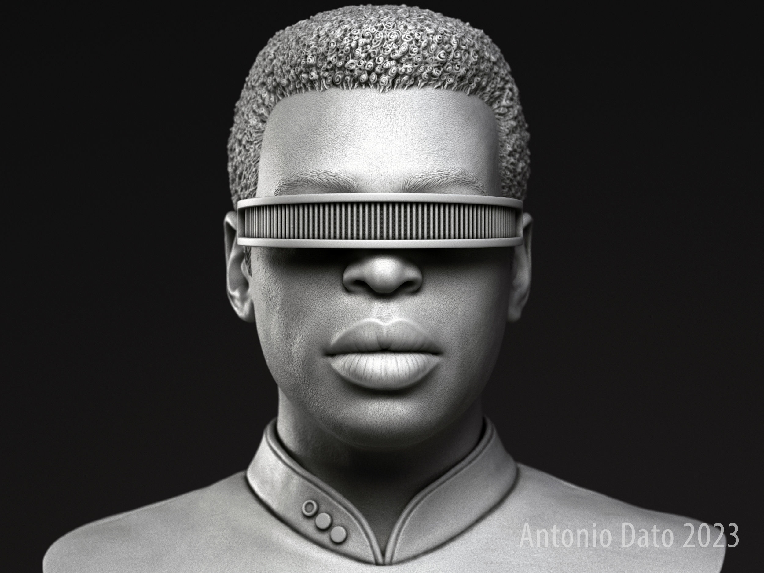 Picard Data and La Forge 3D Model Collection_10