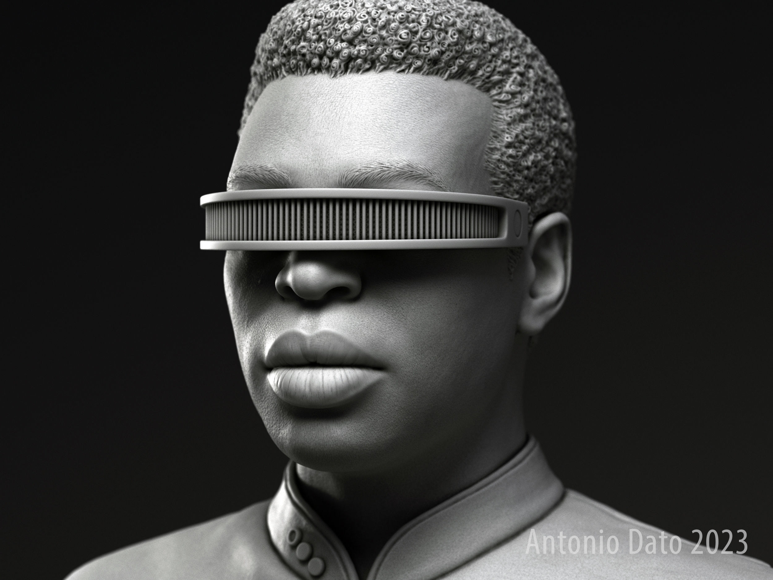 Picard Data and La Forge 3D Model Collection_13