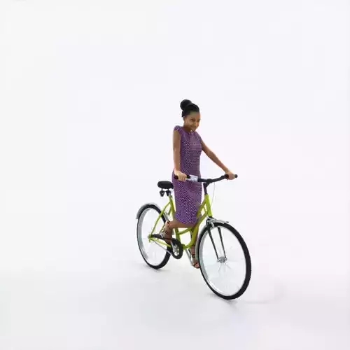 May 28K bicycle bike African American Event Elegant Woman