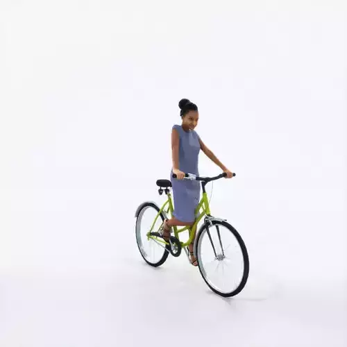 May 28I bicycle bike African American Event Elegant Woman