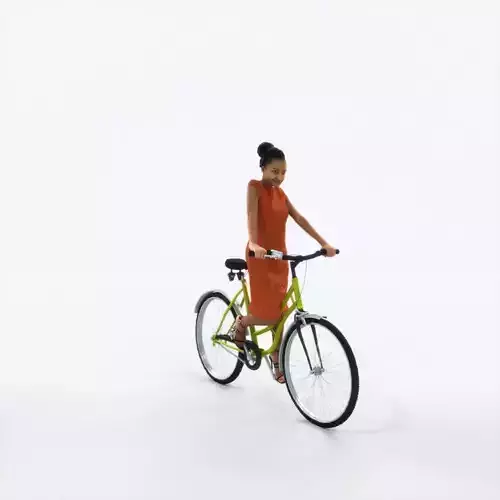 May 28G bicycle bike African American Event Elegant Woman