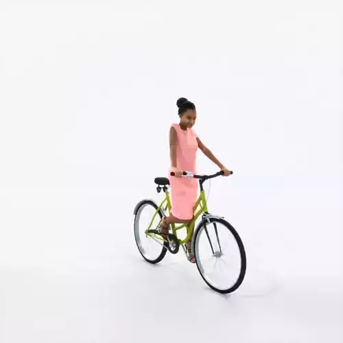 May 28E bicycle bike African American Event Elegant Woman