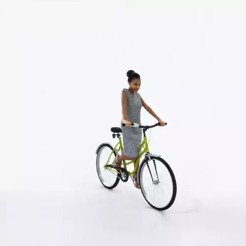 May 28C bicycle bike African American Event Elegant Woman