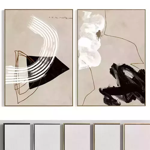 Plaster Two Photo Frame 386