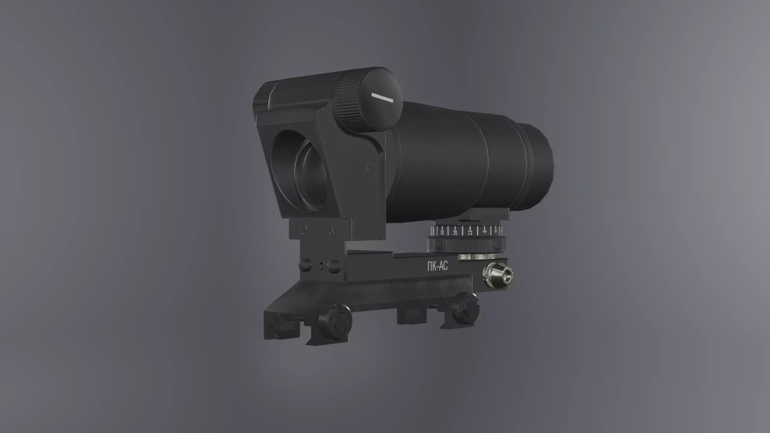 PK-AS Russian Optic Low-poly 3D model_0