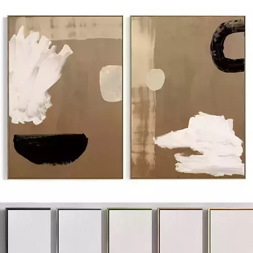 Plaster Two Photo Frame 387