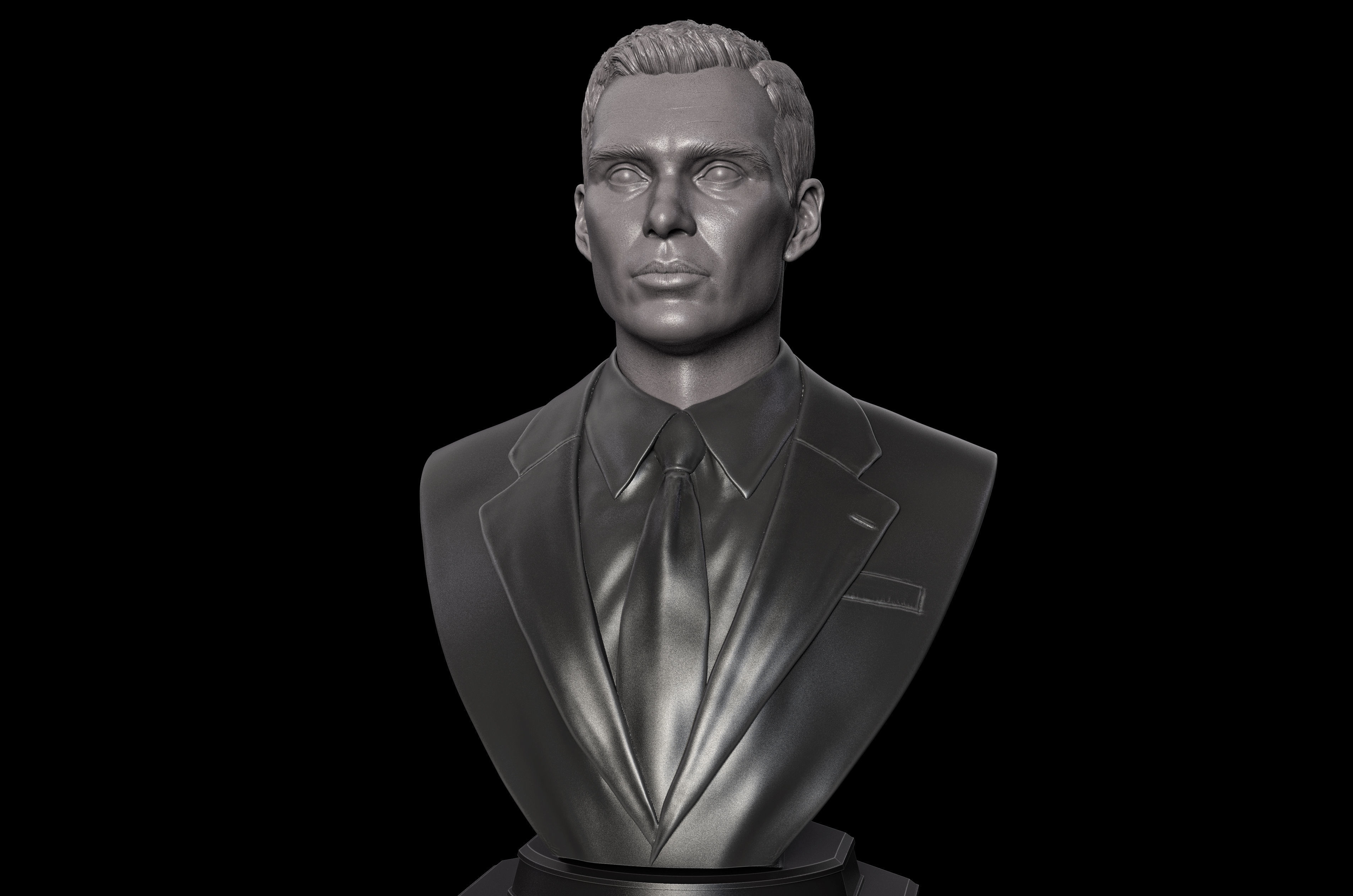 OPPENHEIMER- Cillian Murphy Bust 3D print model_4