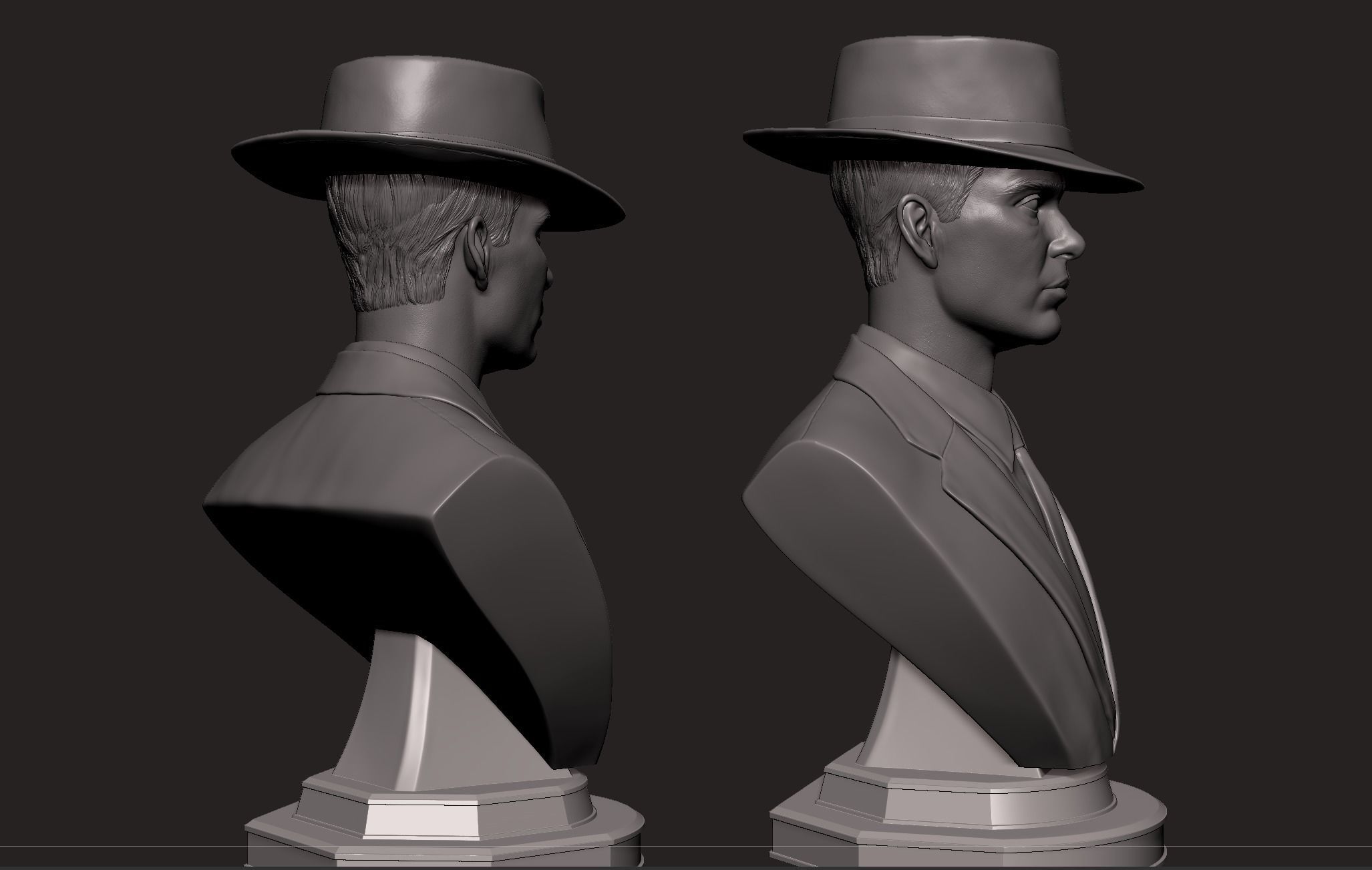 OPPENHEIMER- Cillian Murphy Bust 3D print model_12