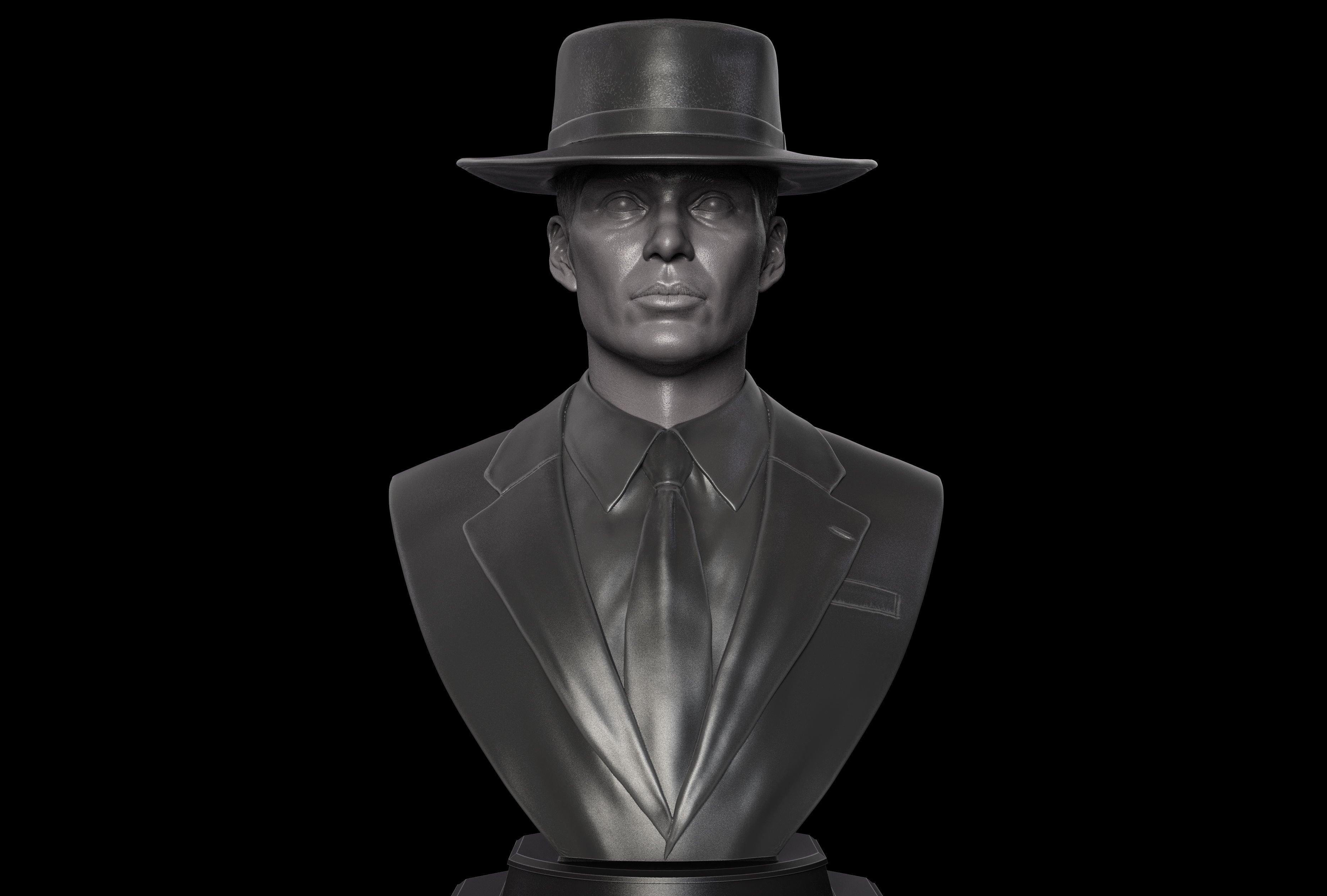OPPENHEIMER- Cillian Murphy Bust 3D print model_2