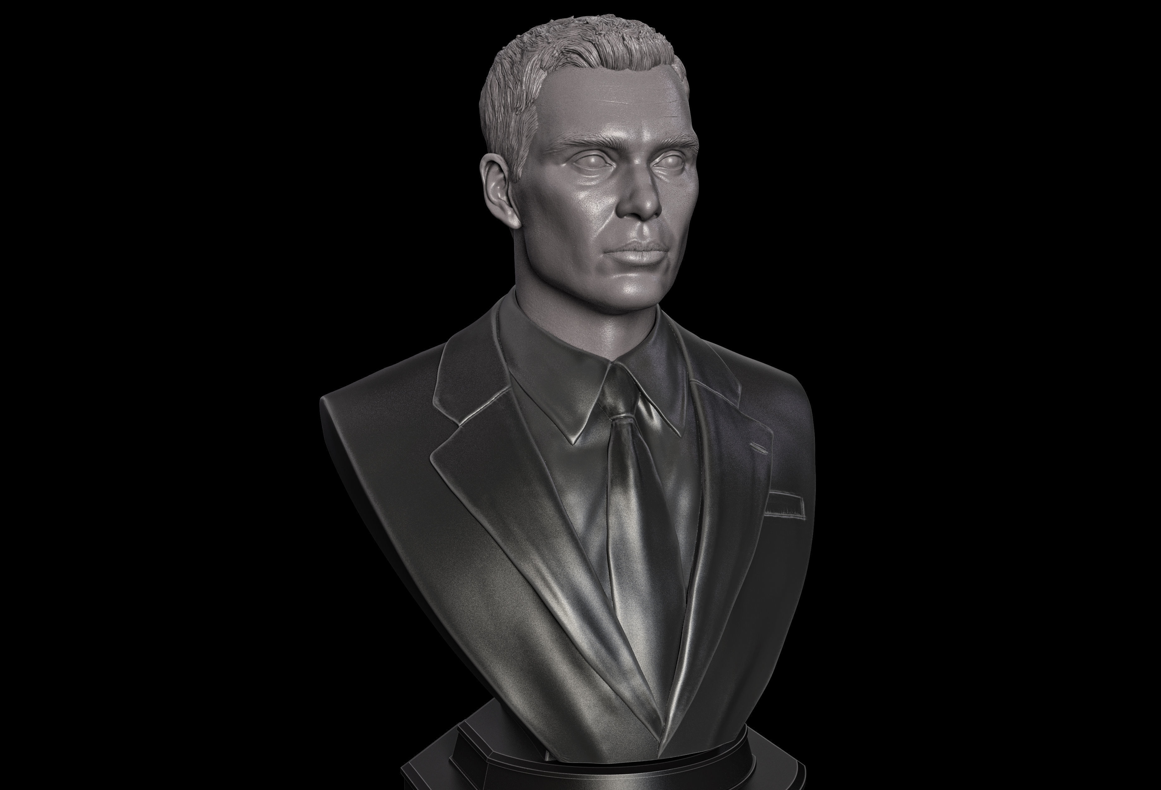 OPPENHEIMER- Cillian Murphy Bust 3D print model_1