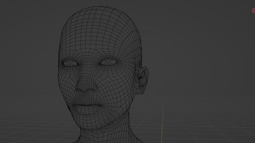 Female Basic Model 3D model_3