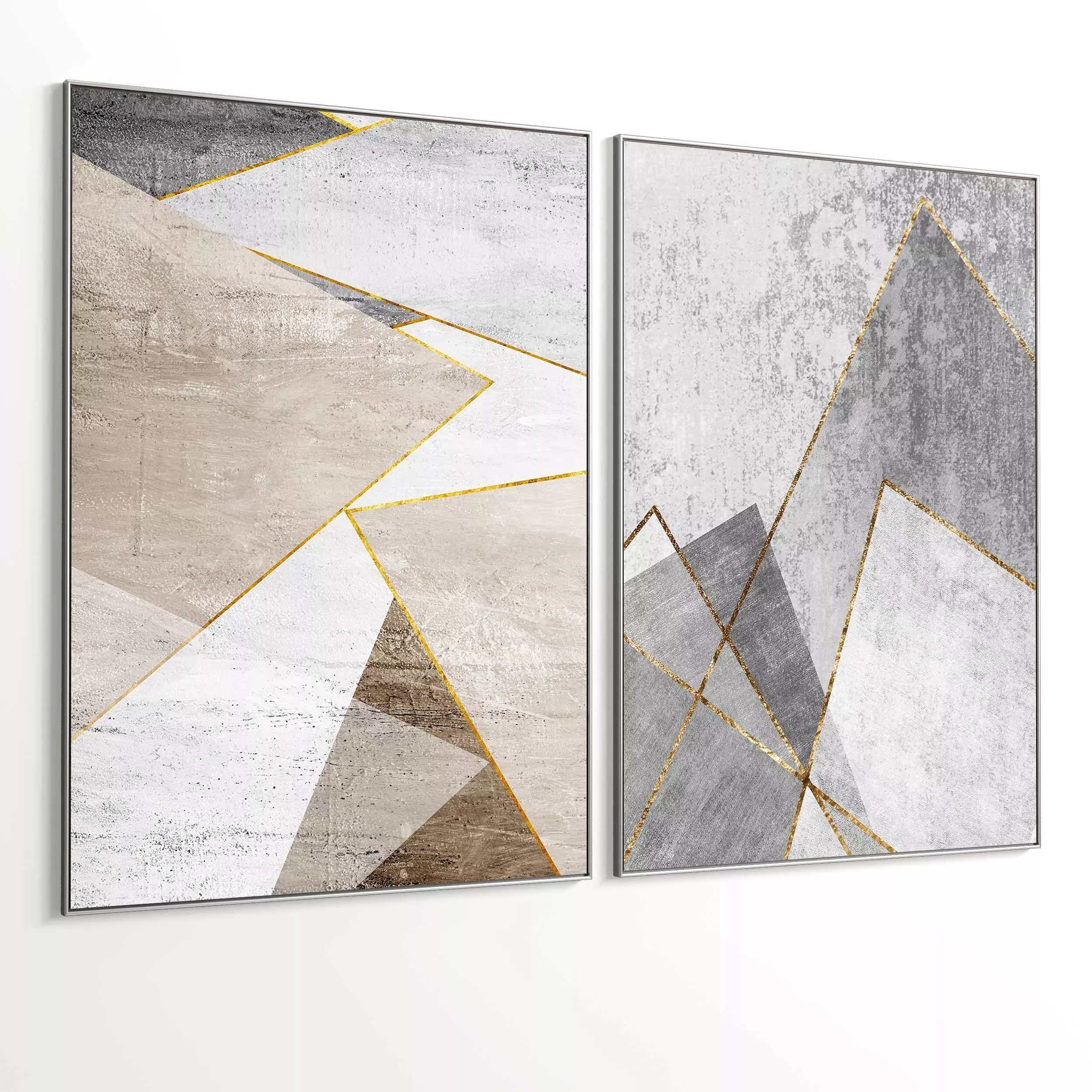 Plaster Two Photo Frame 388 Low-poly 3D model