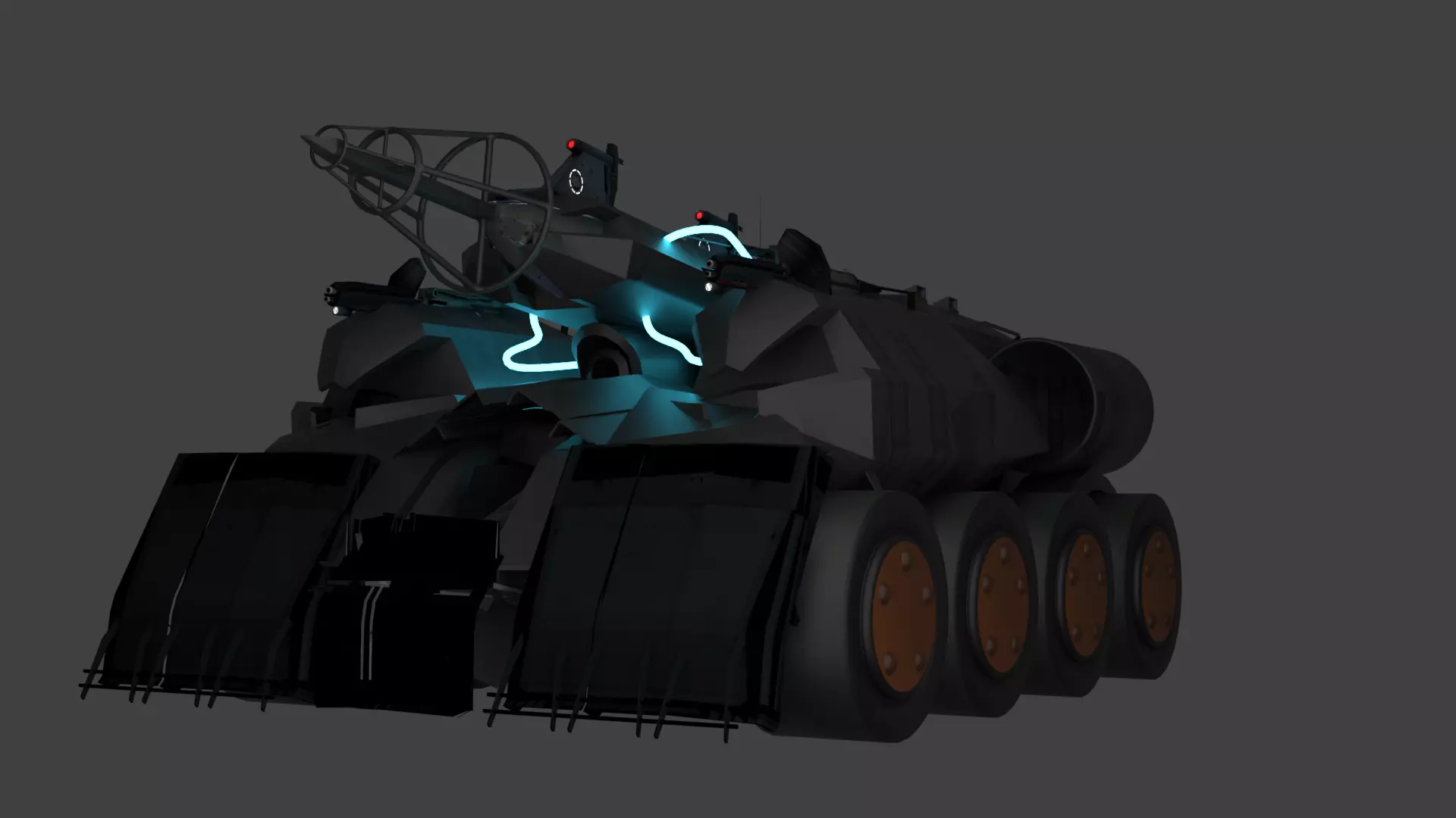 skibidi toilet 53 tank model 3D model