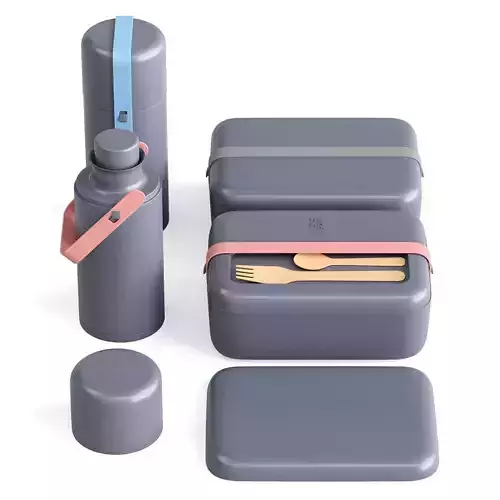 Decor Picnic Set thermos and container Set 49 3D model