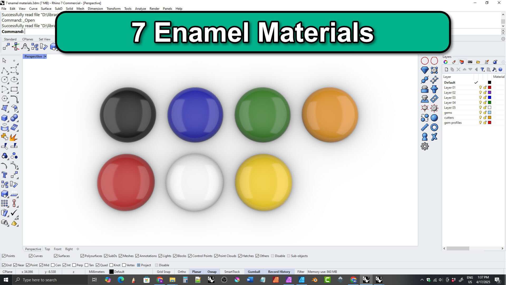 Jewelry Kit for Rhino 3D model_40