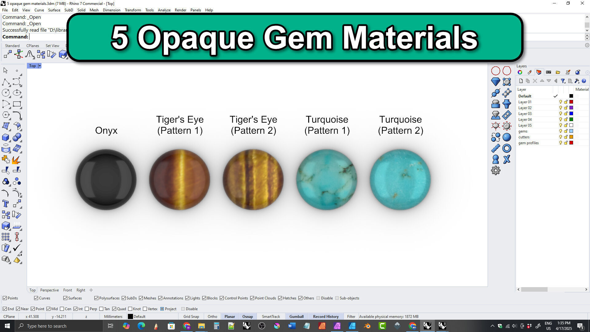 Jewelry Kit for Rhino 3D model_38