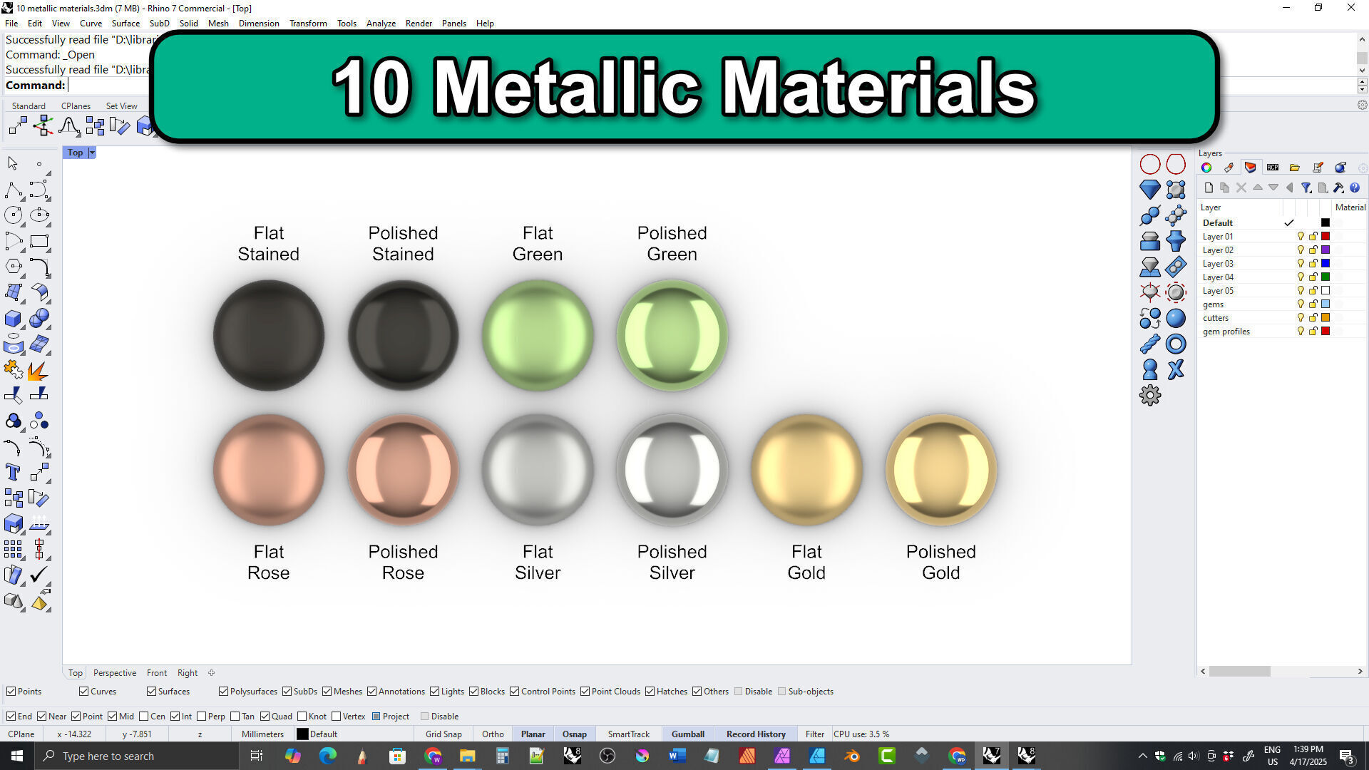 Jewelry Kit for Rhino 3D model_39